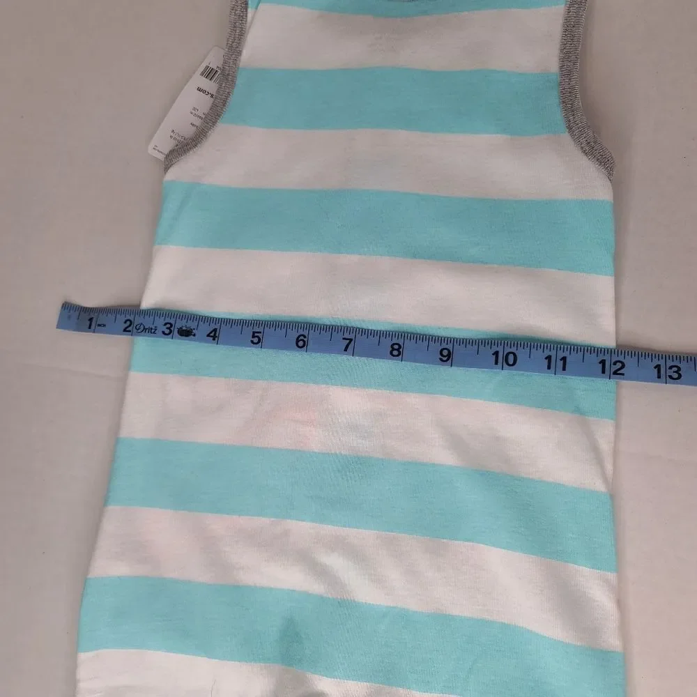 NWT Carters 12 month Striped Octopus Romper Snaps